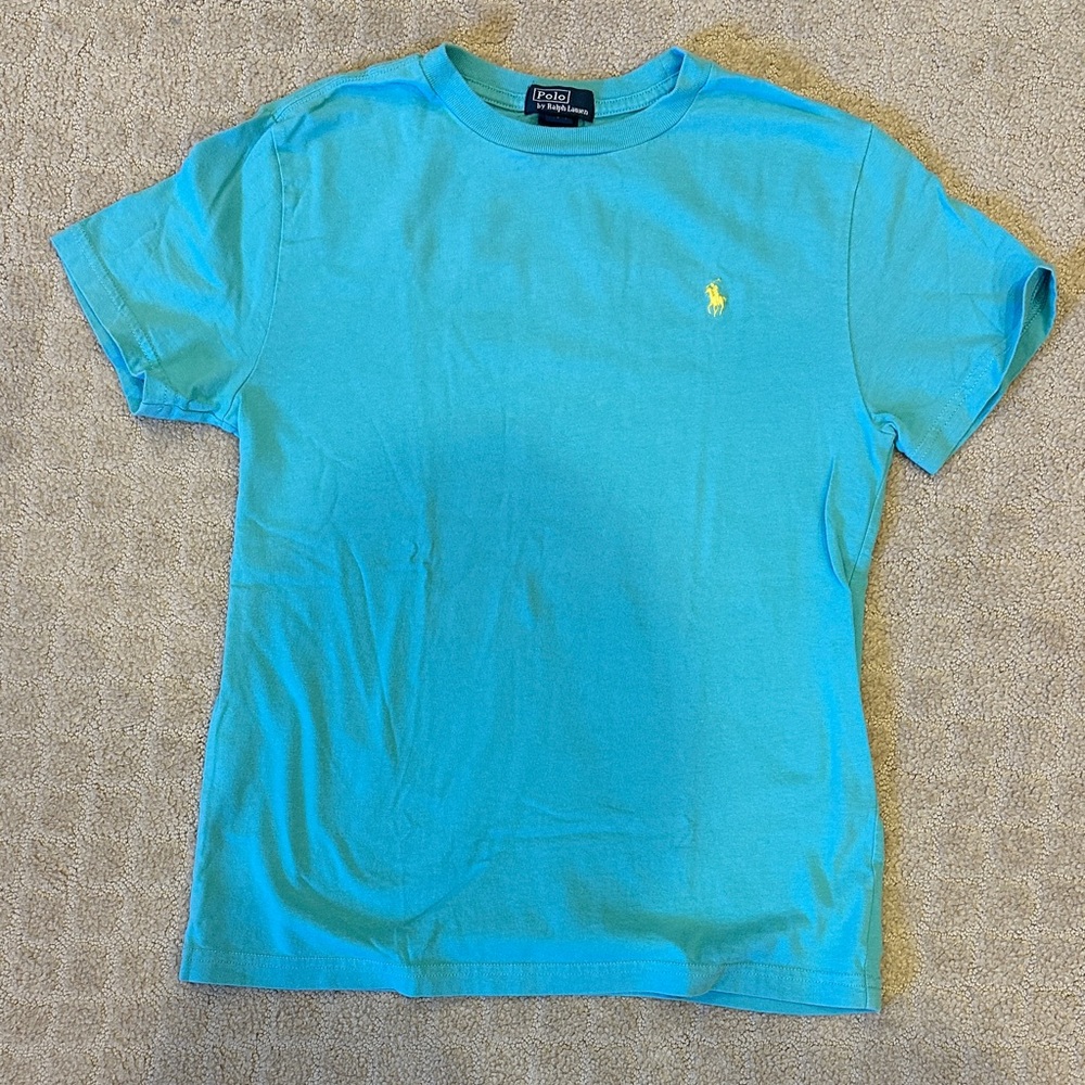 Polo by Ralph Lauren Kids Turquoise Tee Classic Boys M